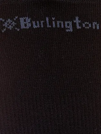BURLINGTON | Chaussettes sneaker femme lot de 2 EVERYDAY 36-41 light jeans | schwarz